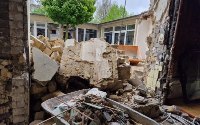 Großes Baustellen-Opening vor dem CVJM-Haus