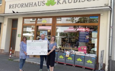 Reformhaus Kaubisch spendet 2000€ für den Mittagstisch